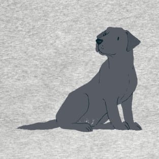 Black Labrador Retriever Dog T-Shirt